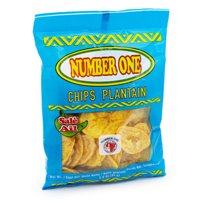 Chips de plantain - Ail Number One 20x85g