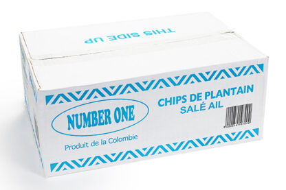 Chips de plantain - Ail Number One 20x85g – Image 3