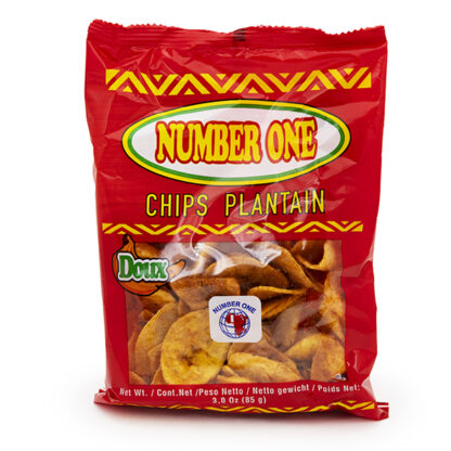Chips de plantain Doux Number One-20x85g