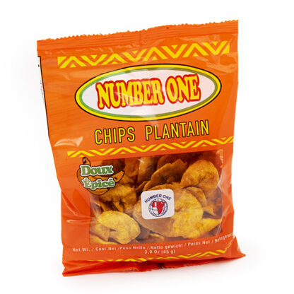 Chips de plantain épicé Number One-20x85g