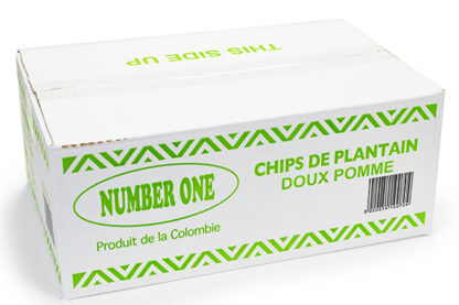Chips de plantain - Pomme Number One 20x85g – Image 3