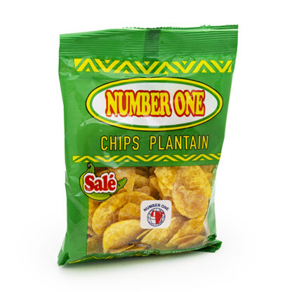 Chips de plantain salé Number One20x85g