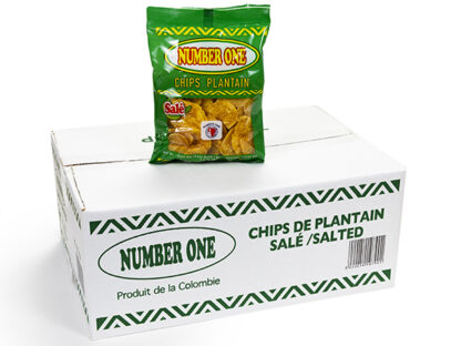 Chips de plantain salé Number One20x85g – Image 2