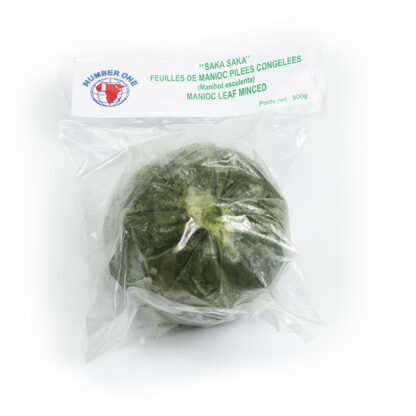 Feuilles de manioc Saka Saka pilées Number One 20x500g