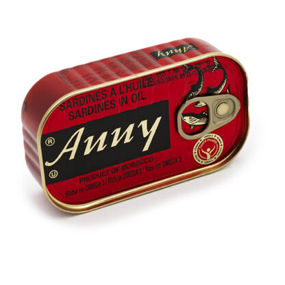 Sardines à l'huile Anny 50x125g